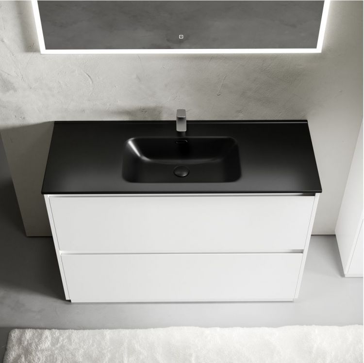 Тумба напольная под раковину SANCOS Libra Floor, белый глянец 1190х450х840 мм, LB120F-1W