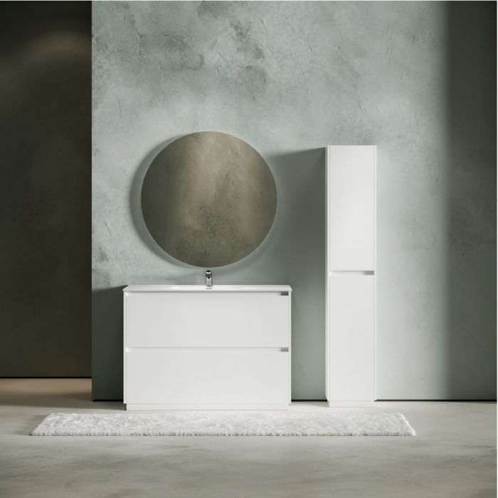 Тумба напольная под раковину SANCOS Libra Floor, белый глянец 1190х450х840 мм, LB120F-1W