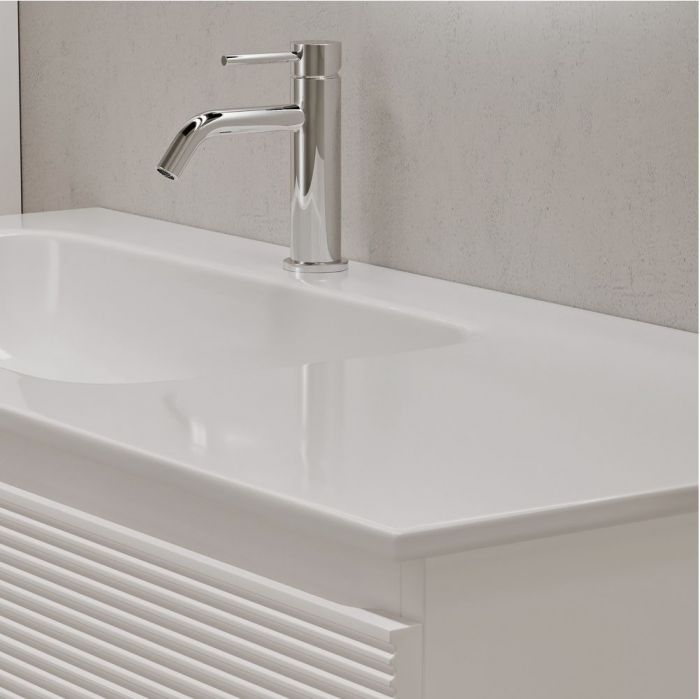 Тумба подвесная SANCOS под раковину левая Folk, Bianco 995х445х500, FL100LW