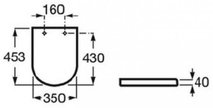 Комплект унитаза с инсталляцией Roca Debba Round Pack Rimless 893104980 с сиденьем Микролифт без клавиши смыва