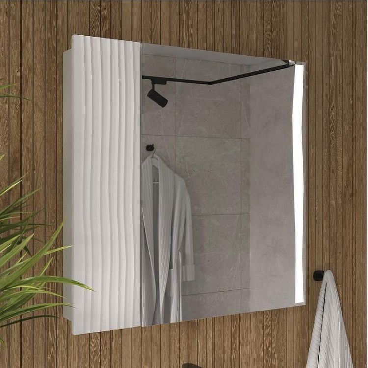 Зеркальный шкаф Volna Lotty 80 szLOTTY80-04 с подсветкой цвет Белый