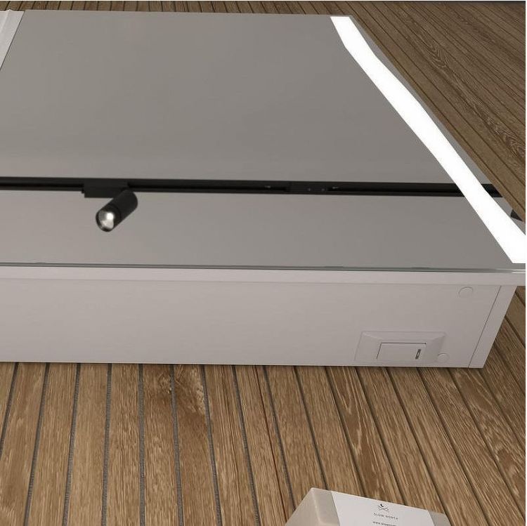 Зеркальный шкаф Volna Lotty 80 szLOTTY80-04 с подсветкой цвет Белый