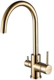 Смеситель для кухни Paulmark Essen Es213211-G Золото