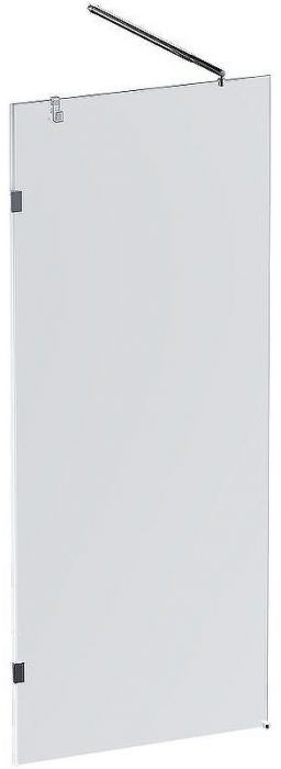 Душевая перегородка AM.PM X-Joy 80 W94UWI-80-F1-MTE профиль Хром матовый стекло прозрачное