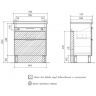 Тумба под раковину Volna Lotty 70.2Y tnLOTTY70.2Y-04 Белая