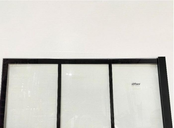 Душевая перегородка Paini 110 PAINI-WalkIN110G профиль Черный матовый стекло прозрачное