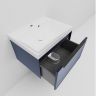 Тумба под раковину La Fenice Simpla 60 FNC-01-SIM-BG-60 подвесная Синяя матовая
