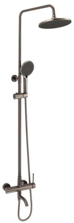 Душевая система Voda Vessel VST250VSLGM цвет Черный Душевая система Voda Vessel VST250VSLGM цвет Черный