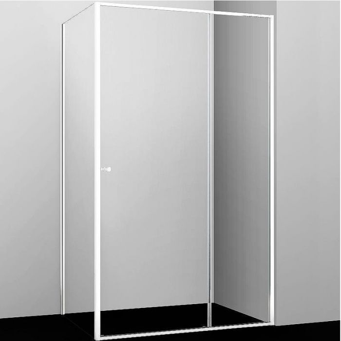 Душевой уголок WasserKRAFT Rhin 120x90 44S07 профиль Белый стекло прозрачное