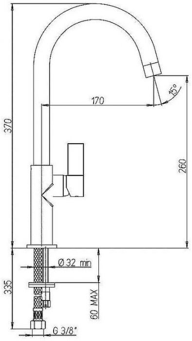 Смеситель для кухни Paini Sky 78CR5722LSLMKM Хром Белый