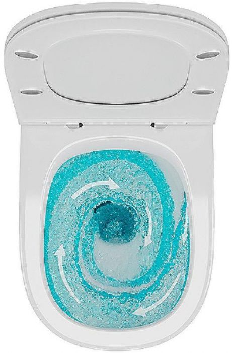 Комплект унитаза Owl 1975 Vind Cirkel-H TOWLT190302 с инсталляцией Grohe Rapid SL 38721001 с сиденьем Микролифт и клавишей смыва Хром