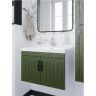Тумба с раковиной DIWO Сочи 60 подвесная цвет Зеленый