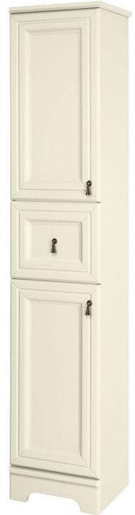 Шкаф пенал Misty Лувр 35 L П-Лвр04035-1014Л Слоновая кость