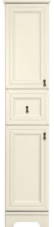 Шкаф пенал Misty Лувр 35 L П-Лвр04035-1014Л Слоновая кость