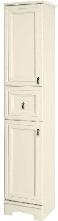 Шкаф пенал Misty Лувр 35 L П-Лвр04035-1014Л Слоновая кость