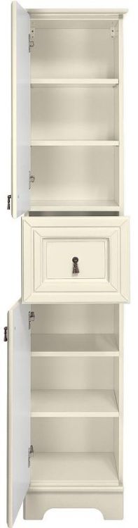 Шкаф пенал Misty Лувр 35 L П-Лвр04035-1014Л Слоновая кость