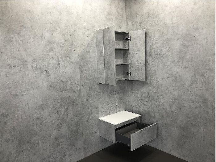 Подвесной шкаф Comforty Осло 60 00-00000837 Бетон светлый