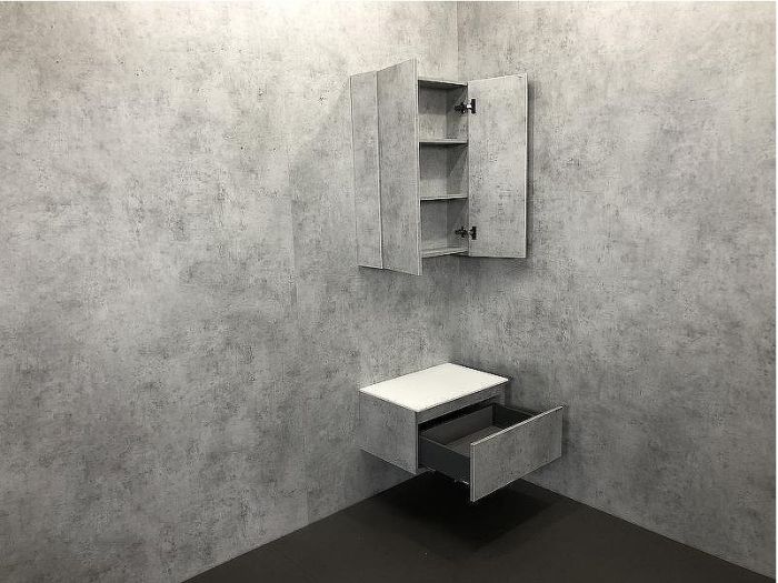 Подвесной шкаф Comforty Осло 60 00-00000837 Бетон светлый