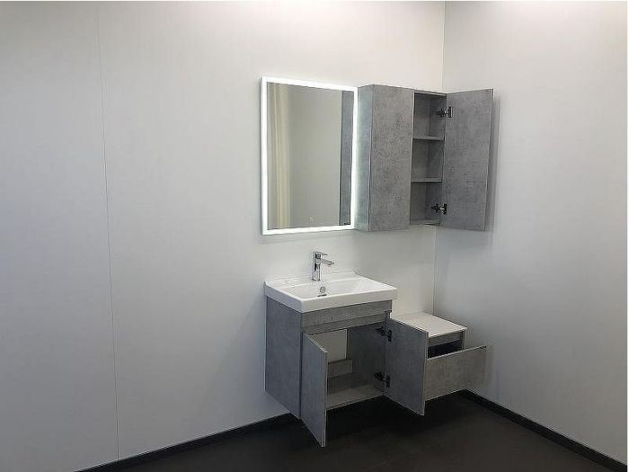 Подвесной шкаф Comforty Осло 60 00-00000837 Бетон светлый