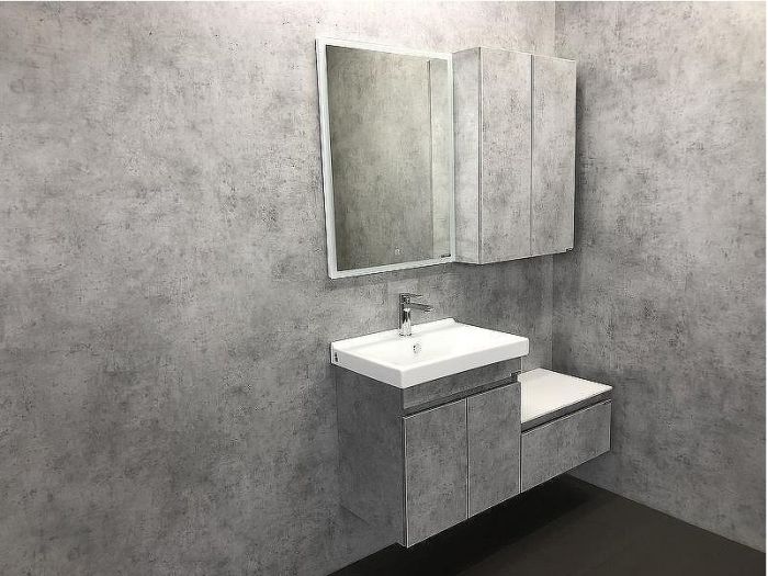 Подвесной шкаф Comforty Осло 60 00-00000837 Бетон светлый