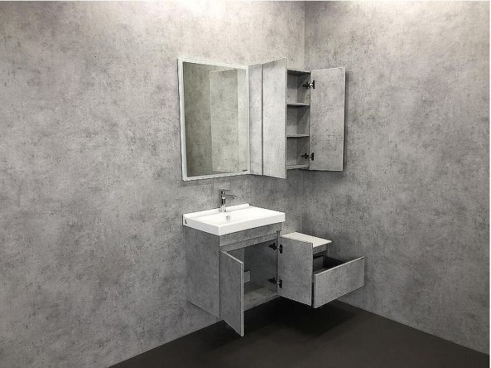 Подвесной шкаф Comforty Осло 60 00-00000837 Бетон светлый