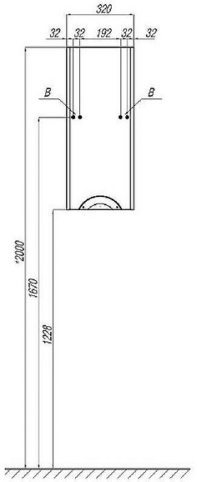 Подвесной шкаф Aquaton Сильва 32 L 1A215703SIW5L Дуб макиато
