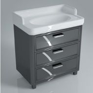 Тумба под раковину Kerama Marazzi Pompei 80,5x52x81 см, черная (Po.80.3\BLK) Тумба под раковину Kerama Marazzi Pompei 80,5x52x81 см, черная (Po.80.3\BLK)