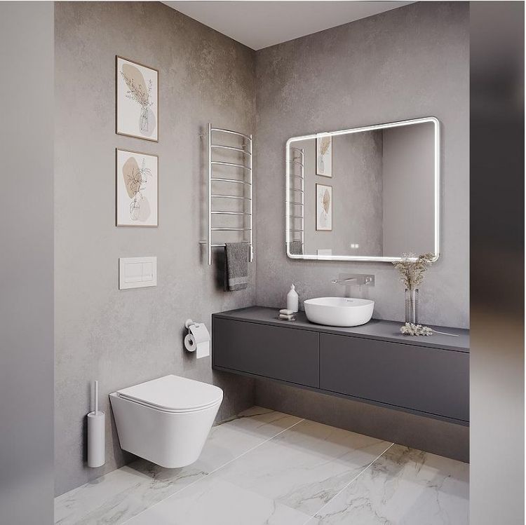 Унитаз Terminus Классик 02W54x36W подвесной цвет Белый с сиденьем Микролифт