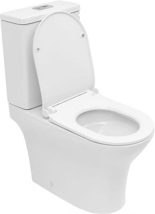 Унитаз компакт Logan Tornado 342797 цвет Белый с бачком и сиденьем Микролифт