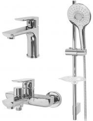 Комплект смесителей Hansberge Nordic H7099C Хром