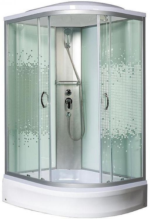 Душевая кабина Мономах 110x80x24 МЗ L 10000005823 без гидромассажа