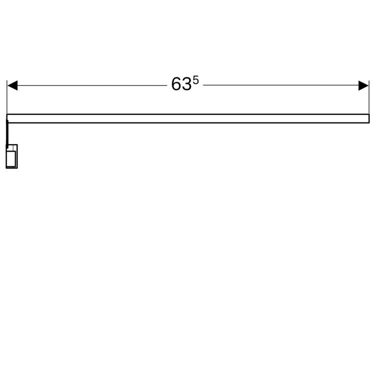 Универсальная подсветка Geberit, 635 мм