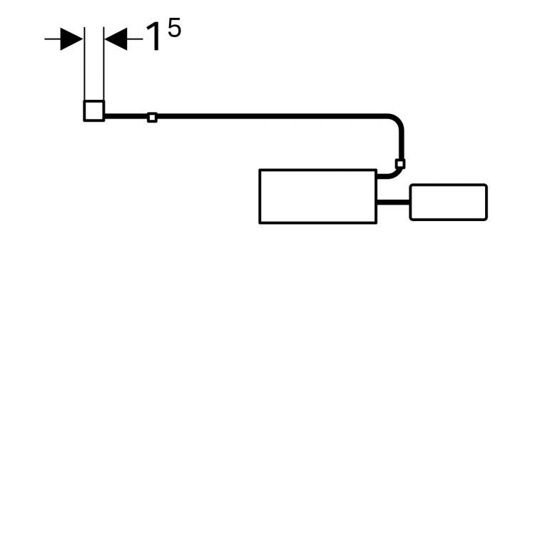 Универсальная подсветка Geberit, 635 мм