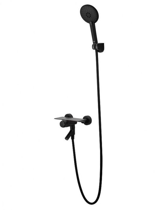 Смеситель для ванны Wonzon & Woghand Click WW-FE05L221-MB цвет Черный матовый