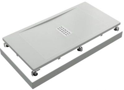Душевой поддон из искусственного камня Good Door Flow 100x90 ЛП00113 Белый