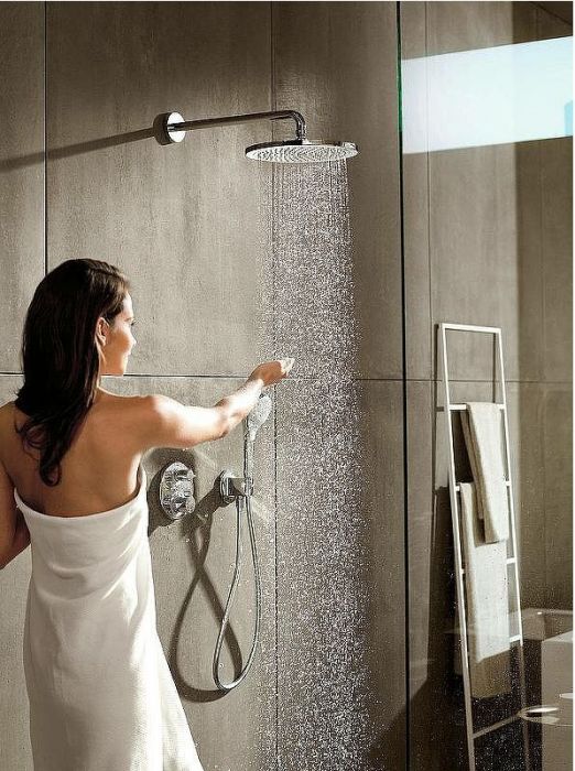 Смеситель для душа Hansgrohe Ecostat E 15758000 с термостатом Хром