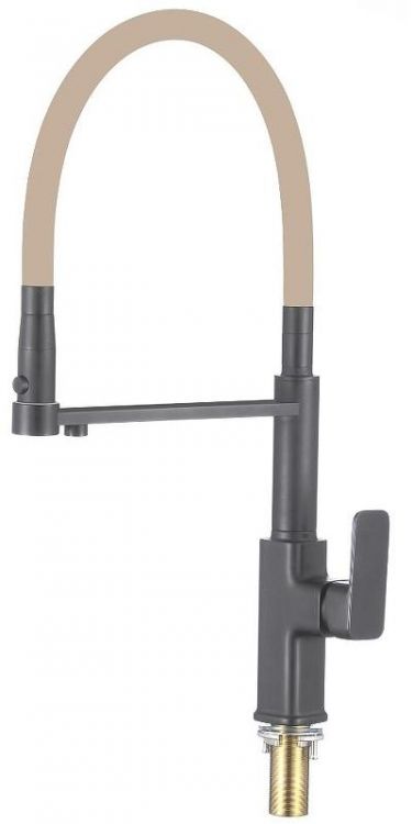 Смеситель для кухни Savol S-L1808Q-12 цвет Графит Бежевый Смеситель для кухни Savol S-L1808Q-12 цвет Графит Бежевый