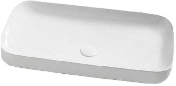 Раковина-чаша Azzurra Elegance Soft 75 ELLG075400S0BI/(ESO75 bi)*0 Белая