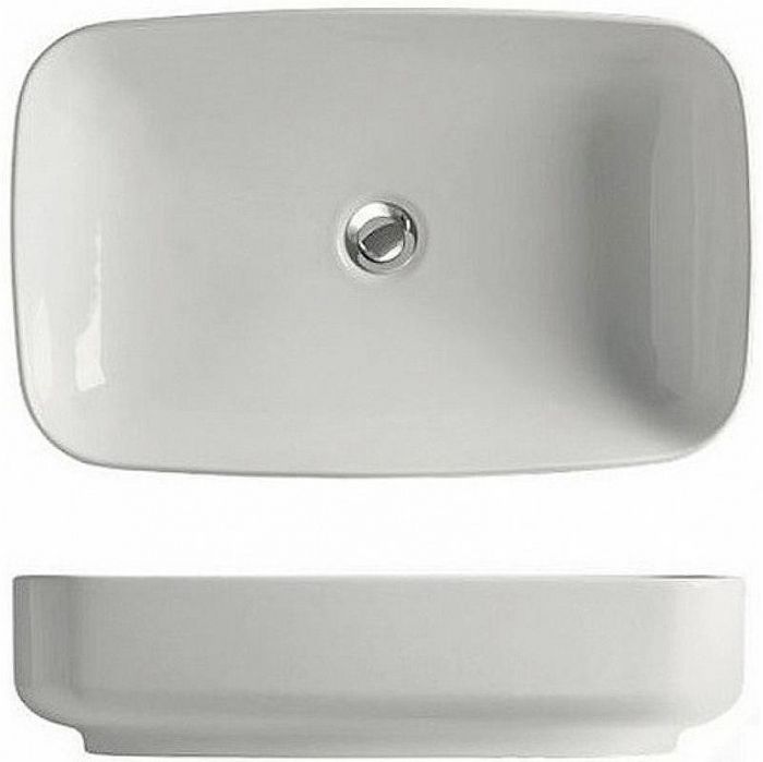 Раковина-чаша Azzurra Elegance Soft 75 ELLG075400S0BI/(ESO75 bi)*0 Белая