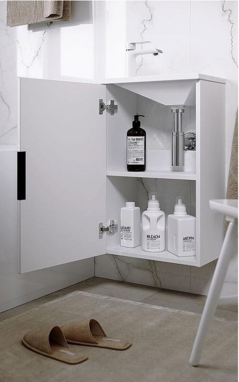 Тумба под раковину Aqwella Accent 40 ACC0104W подвесная Белая