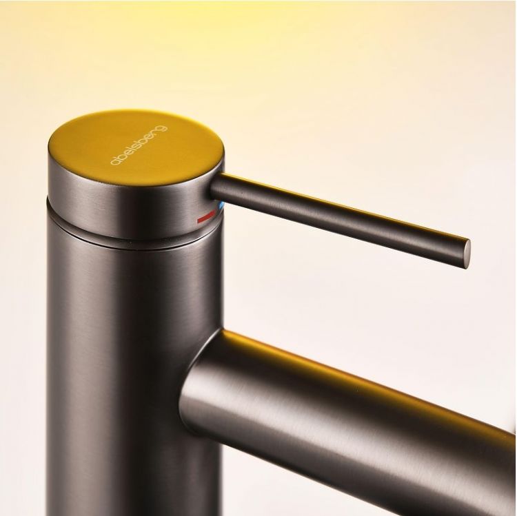 Смеситель для раковины Abelsberg Fluida ERF22001GM цвет Космическая сталь Смеситель для раковины Abelsberg Fluida ERF22001GM цвет Космическая сталь