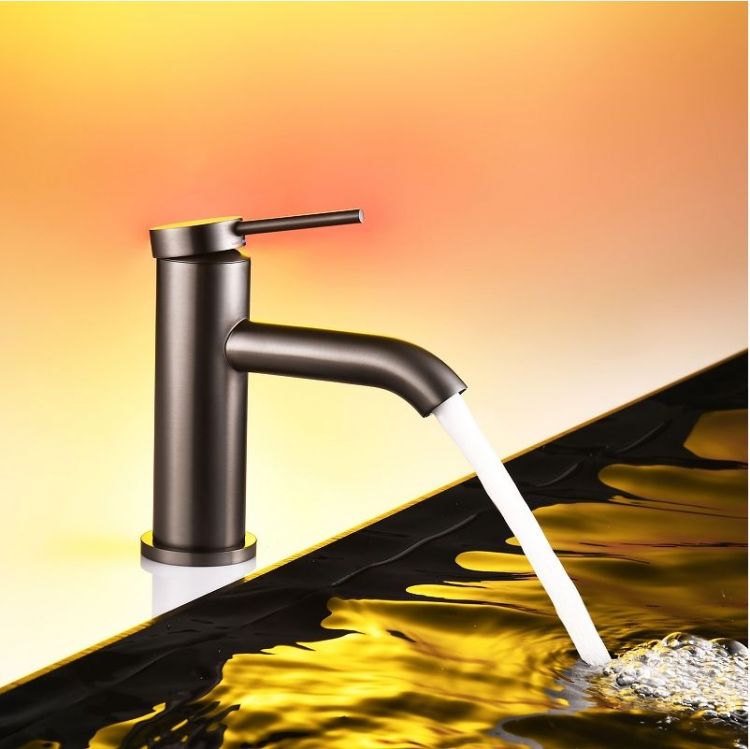 Смеситель для раковины Abelsberg Fluida ERF22001GM цвет Космическая сталь Смеситель для раковины Abelsberg Fluida ERF22001GM цвет Космическая сталь