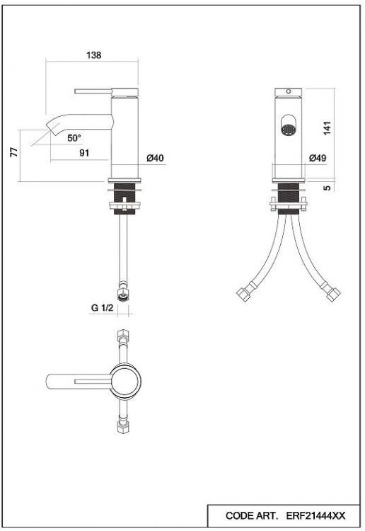 Смеситель для раковины Abelsberg Fluida ERF22001GM цвет Космическая сталь Смеситель для раковины Abelsberg Fluida ERF22001GM цвет Космическая сталь