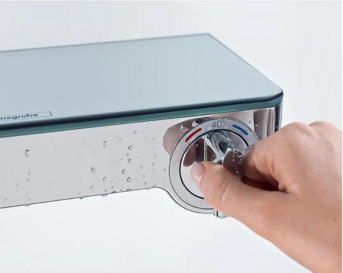 Смеситель для душа Hansgrohe Ecostat Select 13171000 с термостатом Хром