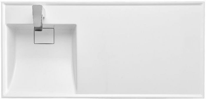 Раковина Aquaton Лондри 120 L 1A72843KLH01L с местом под стиральную машину Белая