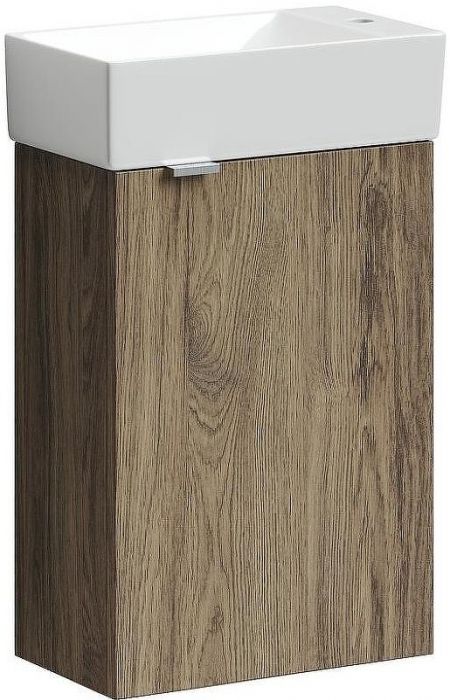 Тумба под раковину Sancos Mini 37 R MN35ECHR подвесная Дуб чарльстон