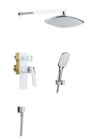 Душевая система встроенная Timo Helmi SX-4069/00-16SM хром-белый