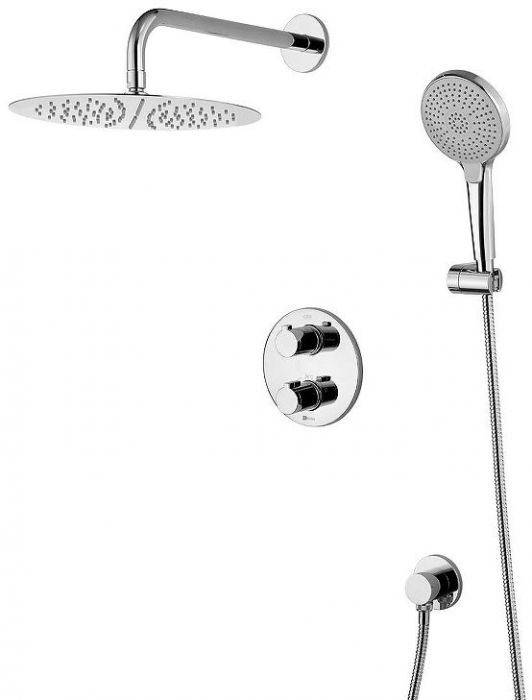 Душевая система Lemark Yeti LM7829C c термостатом цвет Хром