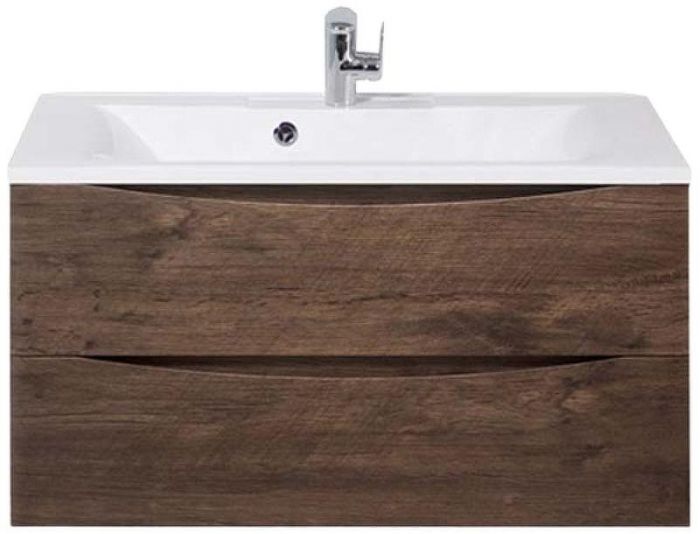 Тумба под раковину BelBagno Marino 80 MARINO-800-2C-SO-RW-P подвесная Rovere Moro