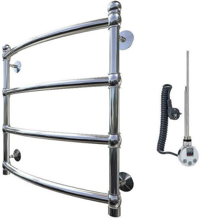 Электрический полотенцесушитель Тругор Ретро эл ТЭН 60x50 Хром